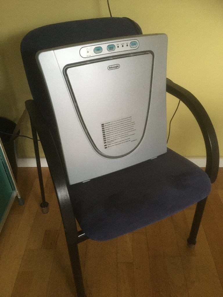luchtfilter Delonghi met ultravioletknop, Tafel- of Grondventilator, Minder dan 60 m³, Ventileren, 3 snelheden of meer