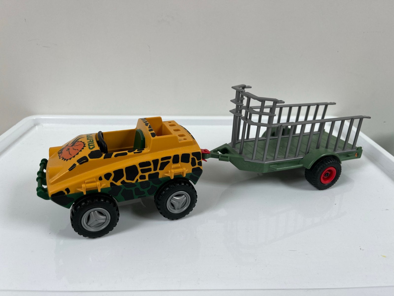 Playmobil Safari Jeep met aanhanger, Ophalen of Verzenden, Gebruikt, Los playmobil