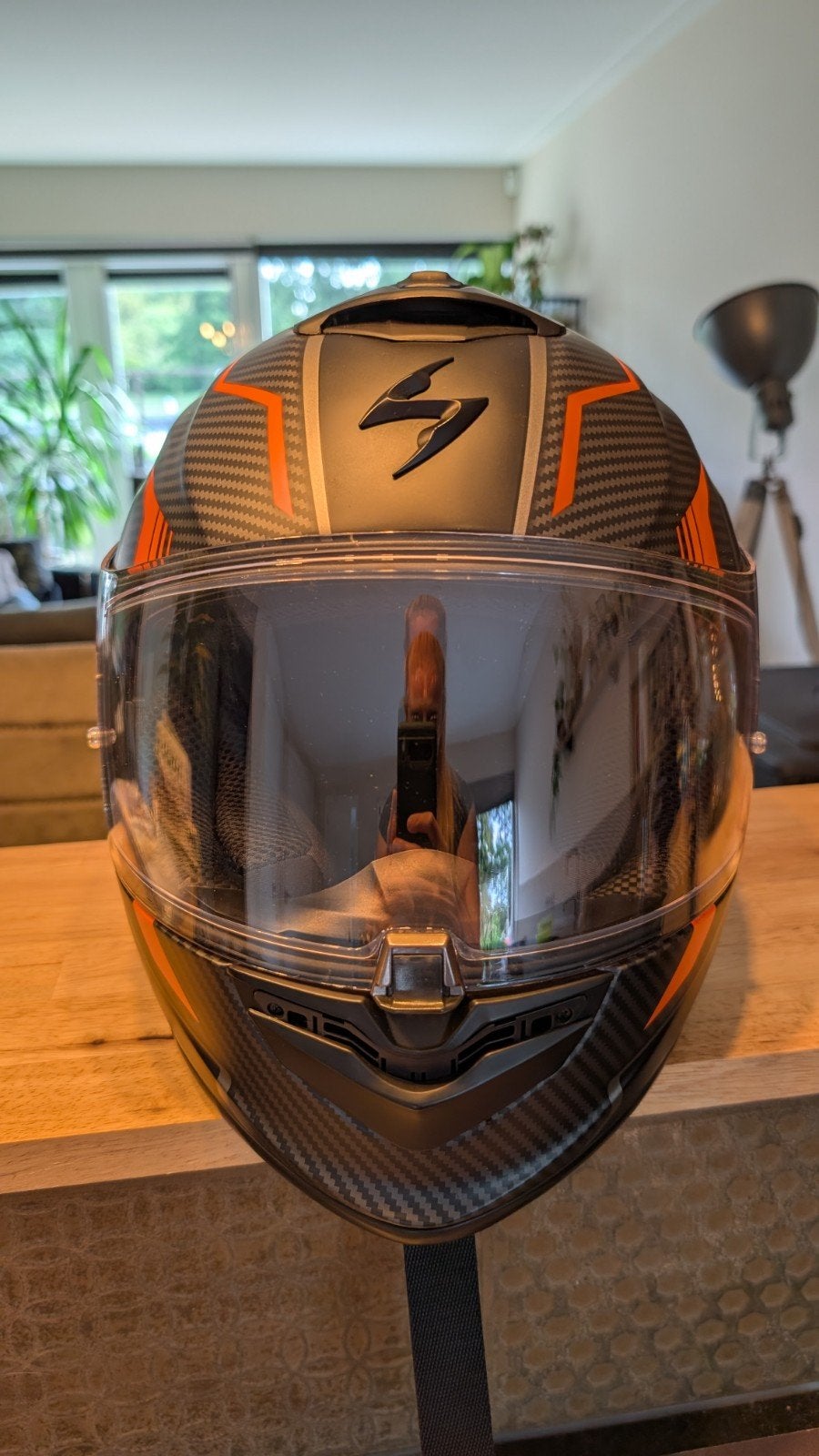 Foto 4 van Scorpion Exo-1400 Air Fortuna motorhelm - Zo goed als nieuw