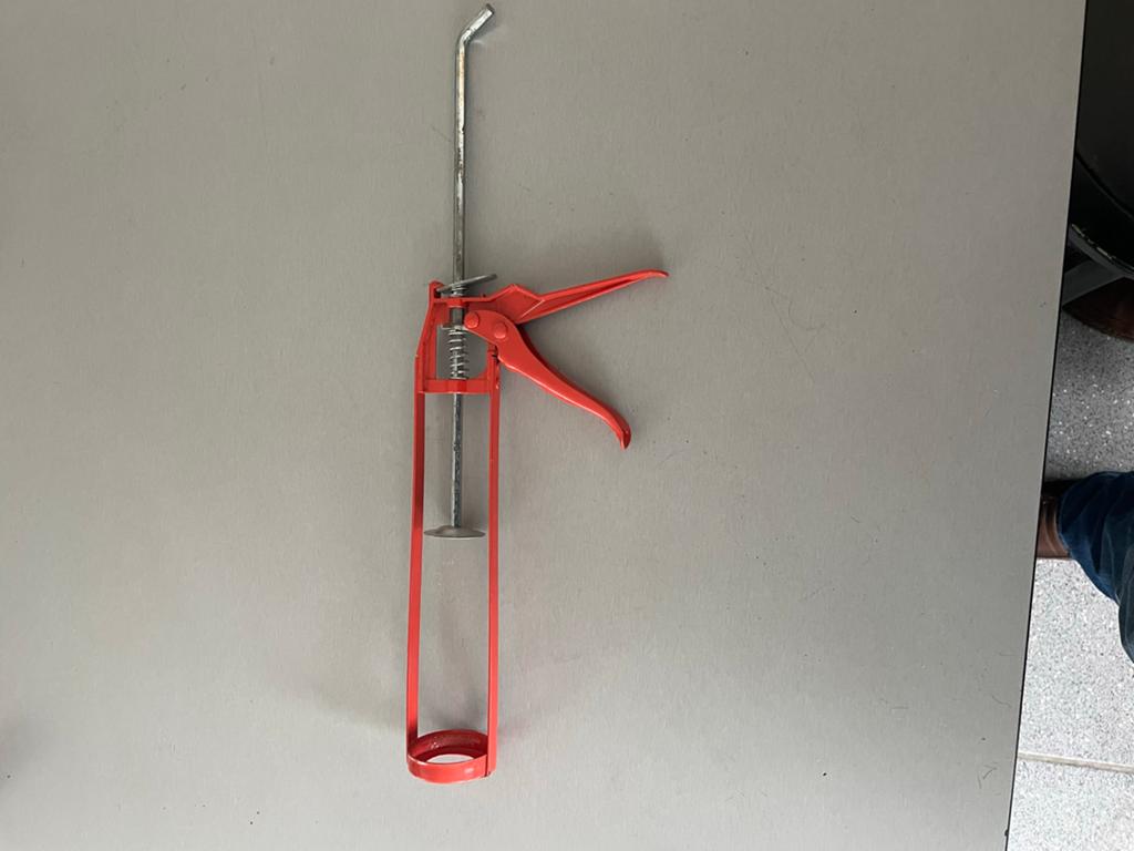 Kitpistool voor siliconenkit of acrylaatkit, Ophalen of Verzenden, Gebruikt