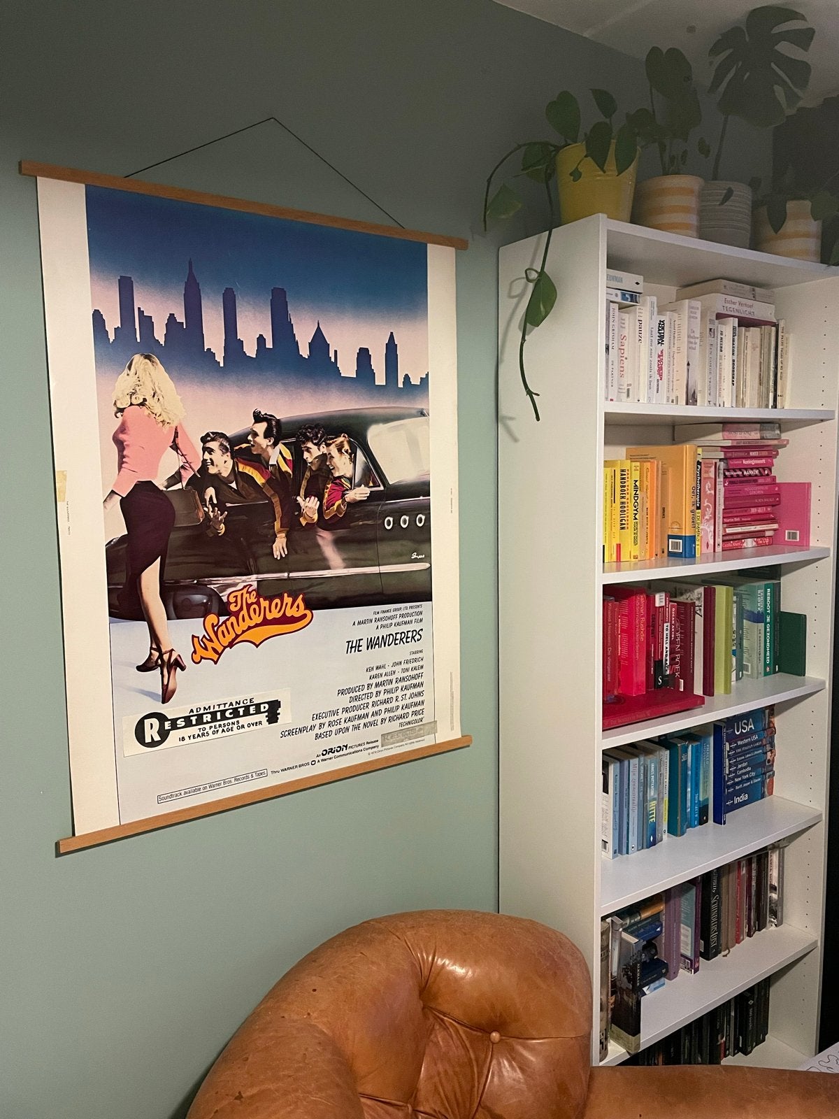 Originele Filmposter The Wanderers (1979) - Rock 'n Roll, Huis en Inrichting, Ophalen, Oorspronkelijke maker, Zo goed als nieuw