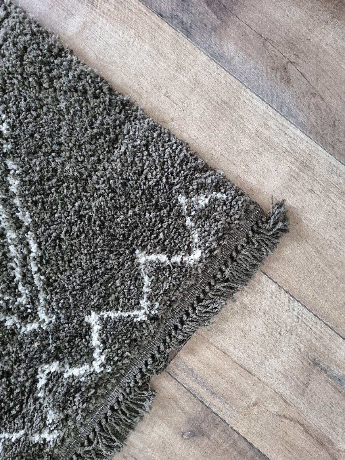 Karwei kleed met patroon - leger groen, Modern, Bohemian, 150 tot 200 cm, 200 cm of meer, Ophalen of Verzenden