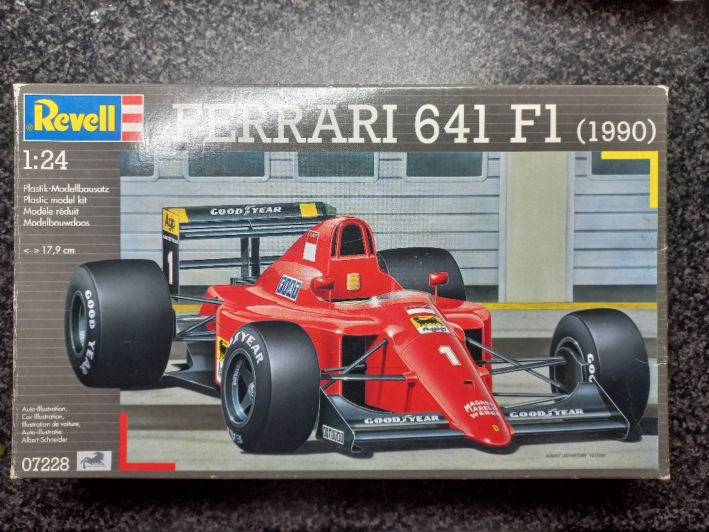 F1 Ferrari 641 F1 (1990) - 1/24 Revell 07228, Gebruikt, Auto, Revell, Groter dan 1:32