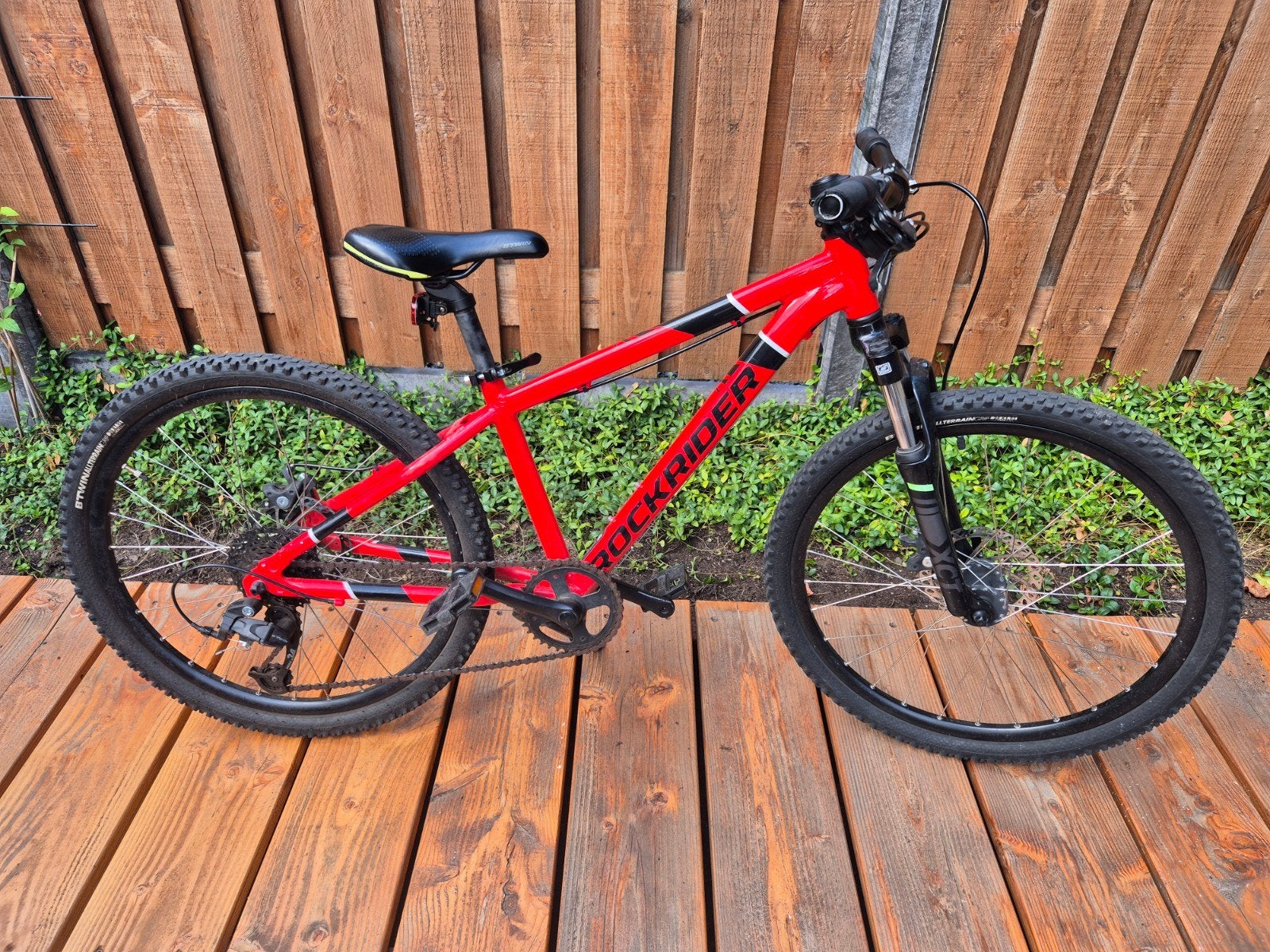 Rockrider btwin 24inch mountainbike, Ophalen, Gebruikt, Schijfrem, Overige merken