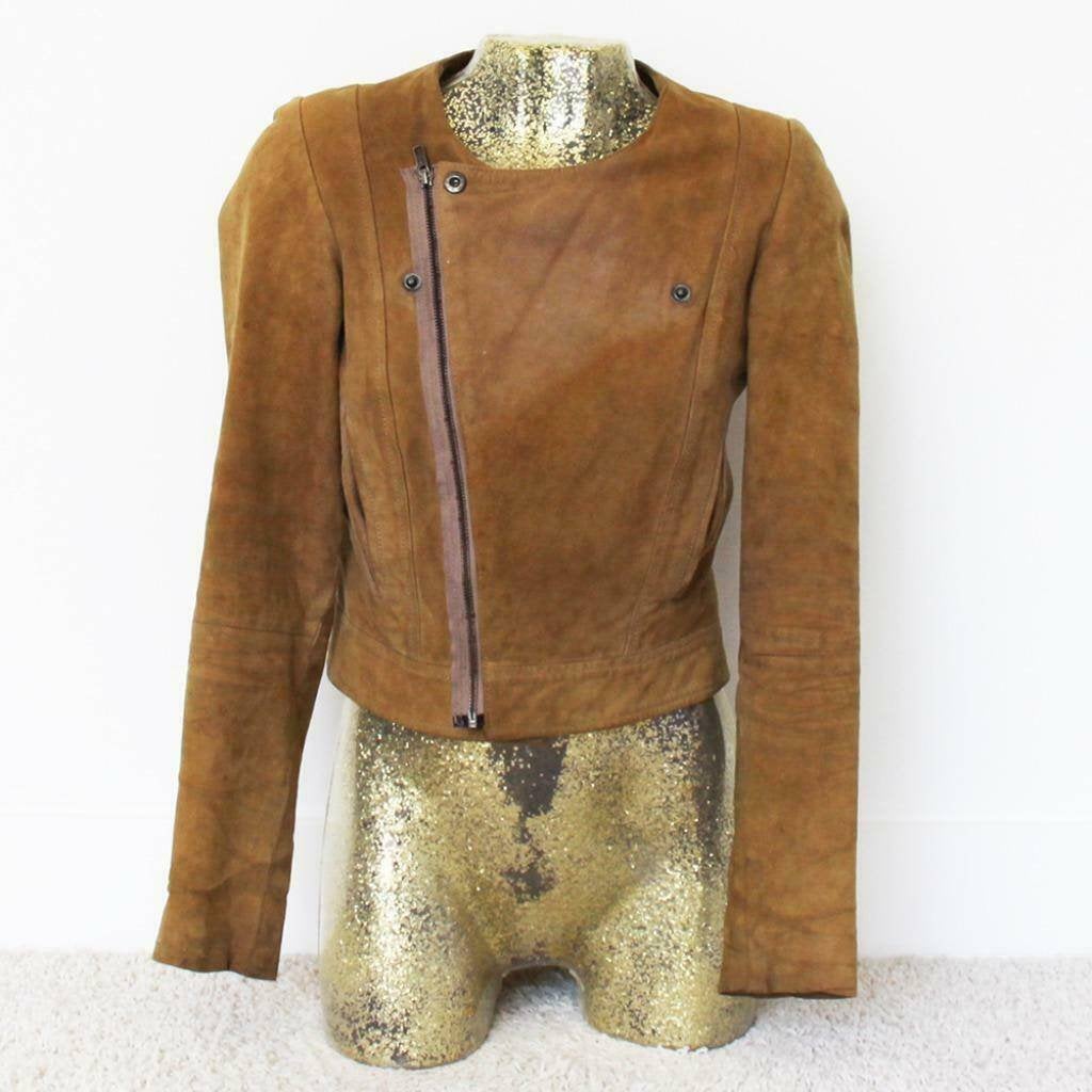 Suede Vintage Very Vero Moda Jasje (Maat 36) € 25,-, Kleding | Dames, Jassen | Zomer, Very Vero Moda, Bruin, Ophalen of Verzenden
