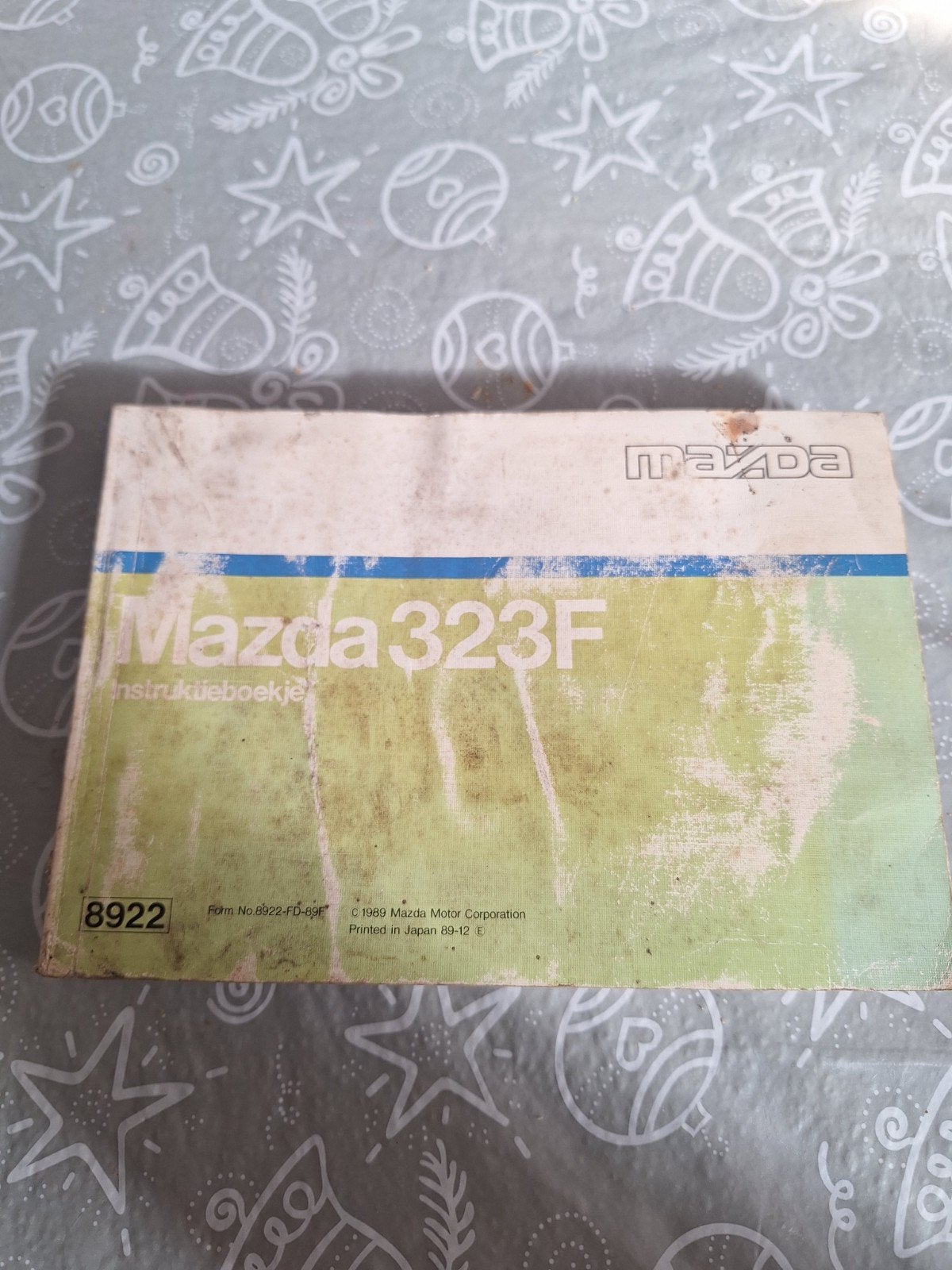 instructieboek mazda 323 f  (nederlands), Ophalen of Verzenden, Gelezen, Mazda