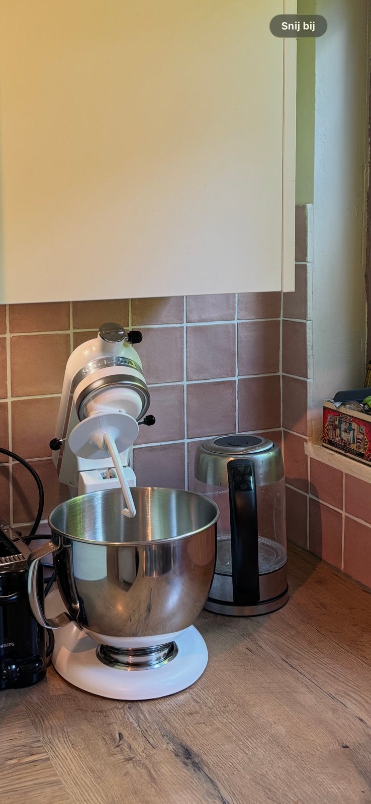 KitchenAid Artisan - milkshake ONGEBRUIKT, Witgoed en Apparatuur, Keukenmixers, 4 liter of meer, Ophalen of Verzenden, Zo goed als nieuw