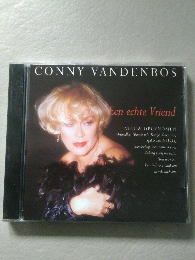 CD Conny Vandenbos - Een echte vriend, Cd's en Dvd's, Cd's | Nederlandstalig, Zo goed als nieuw, Levenslied of Smartlap, Ophalen of Verzenden