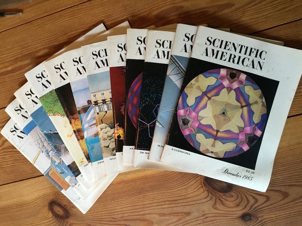 Scientific American Tijdschriften - meerdere jaargangen, Ophalen, Gelezen, Wetenschap en Natuur