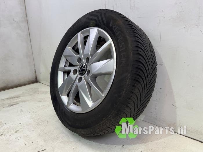 Velg + Band van een Volkswagen Caddy, Gebruikt, -, -, Ophalen of Verzenden