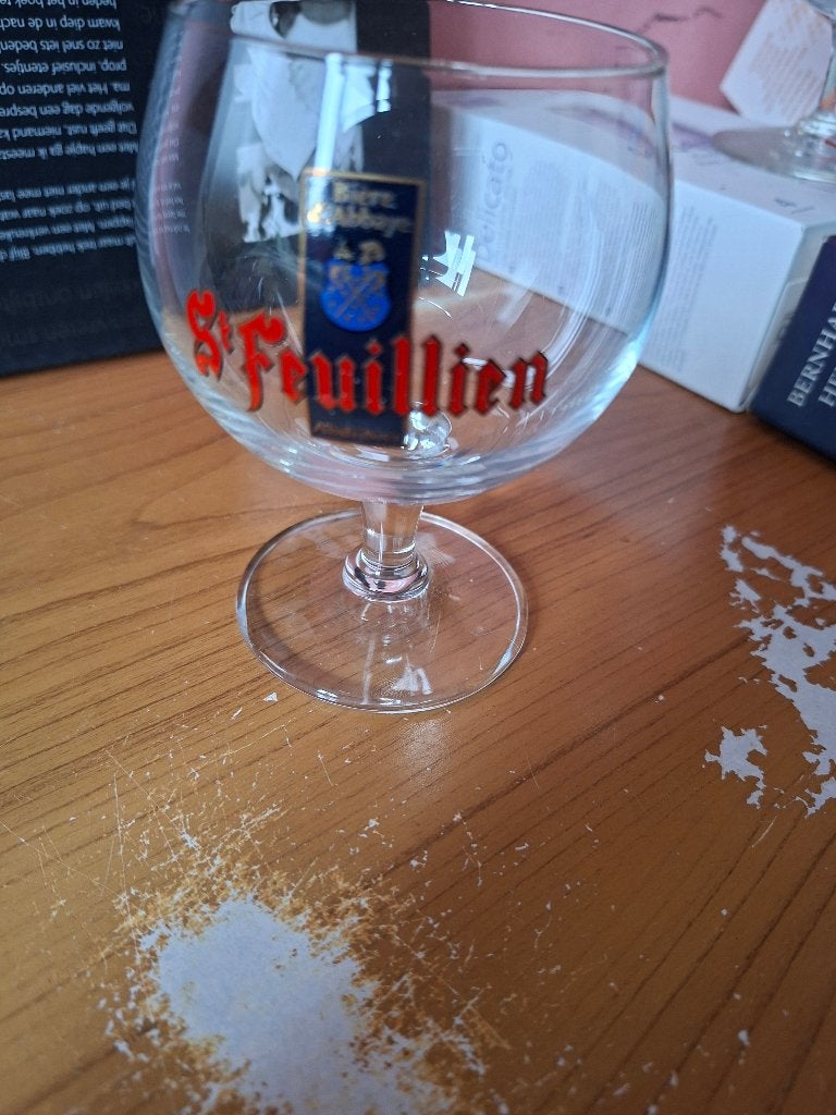 bierglas St. Feuillien, Verzamelen, Ophalen of Verzenden, Zo goed als nieuw, Glas of Glazen, Overige merken