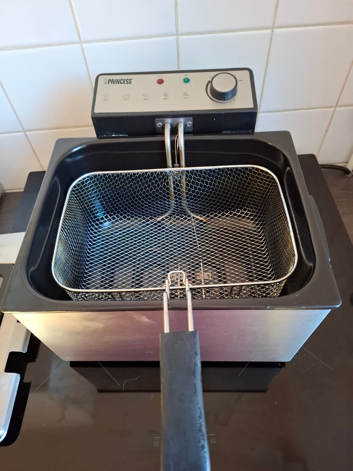 Princess Frituurpan 5 Liter - Schoon en Klaar voor G, 4 liter of meer, Ophalen of Verzenden, Gebruikt