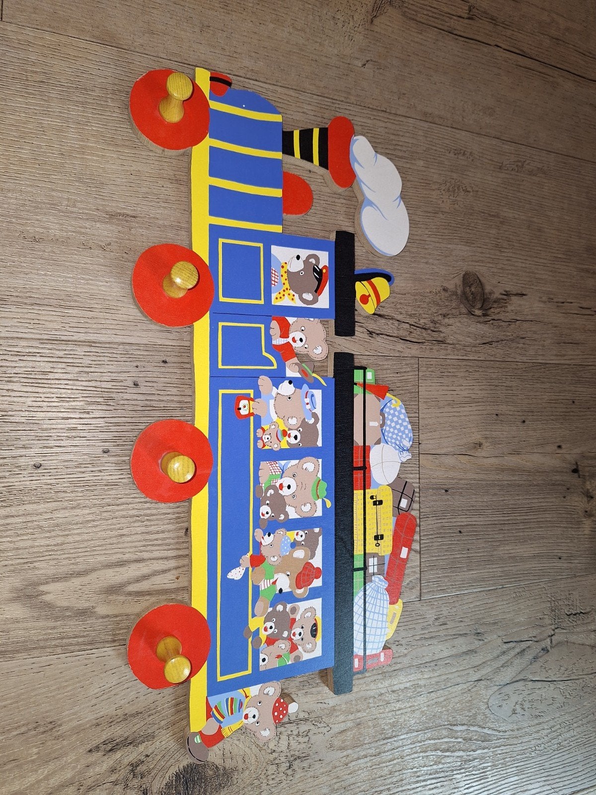 Leuke kapstok met beren thema voor kinderkamer, Ophalen of Verzenden, Gebruikt, Jongen of Meisje