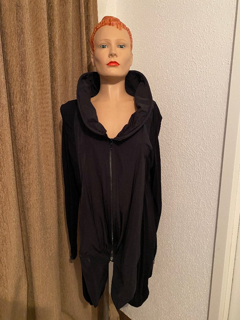 Za-Ek aparte zomer jas 42 Verzenden mogelijk, Kleding | Dames, Ophalen, Zwart, Maat 42/44 (L), Za-Ek