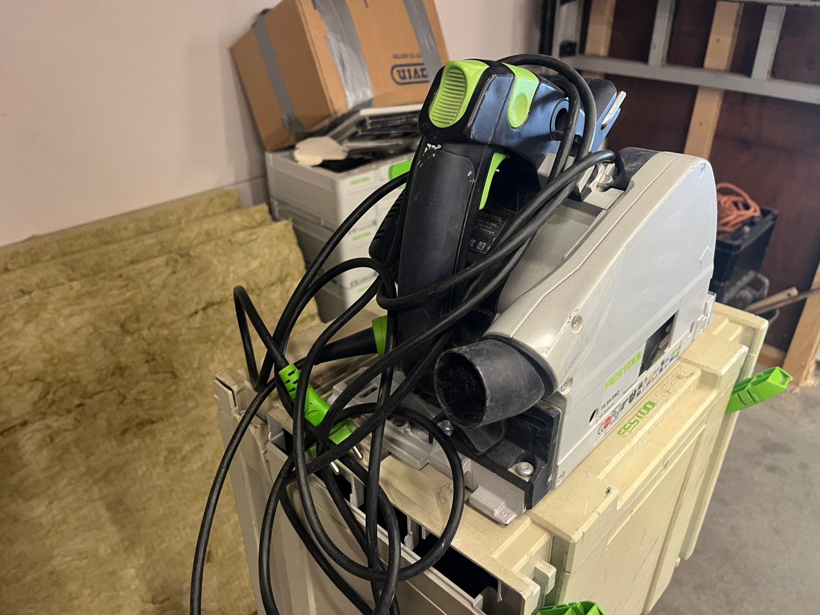 Festool Invalzaag TS55 EBQ, Invalzaag, Ophalen of Verzenden, Zo goed als nieuw, 30 tot 70 mm