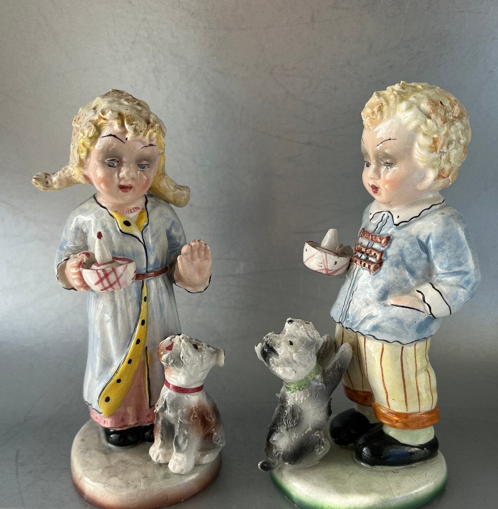 Twee leuke Italiaanse beeldjes, Ophalen of Verzenden