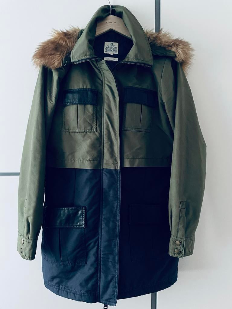 LTB Parka Jas met Afneembare Capuchon Maat M Als nieuw, Ophalen of Verzenden, Zo goed als nieuw, Maat 38/40 (M), Blauw