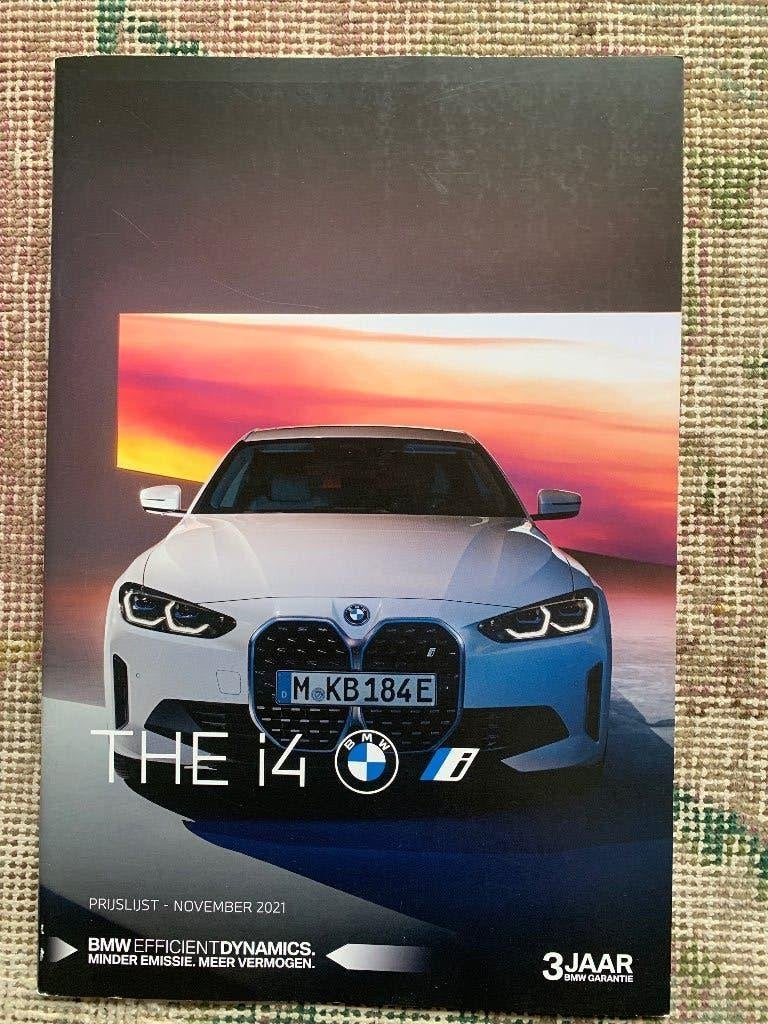 Nederlandse prijslijst BMW i4 2021 nieuw, Nieuw, Ophalen of Verzenden, BMW, BMW