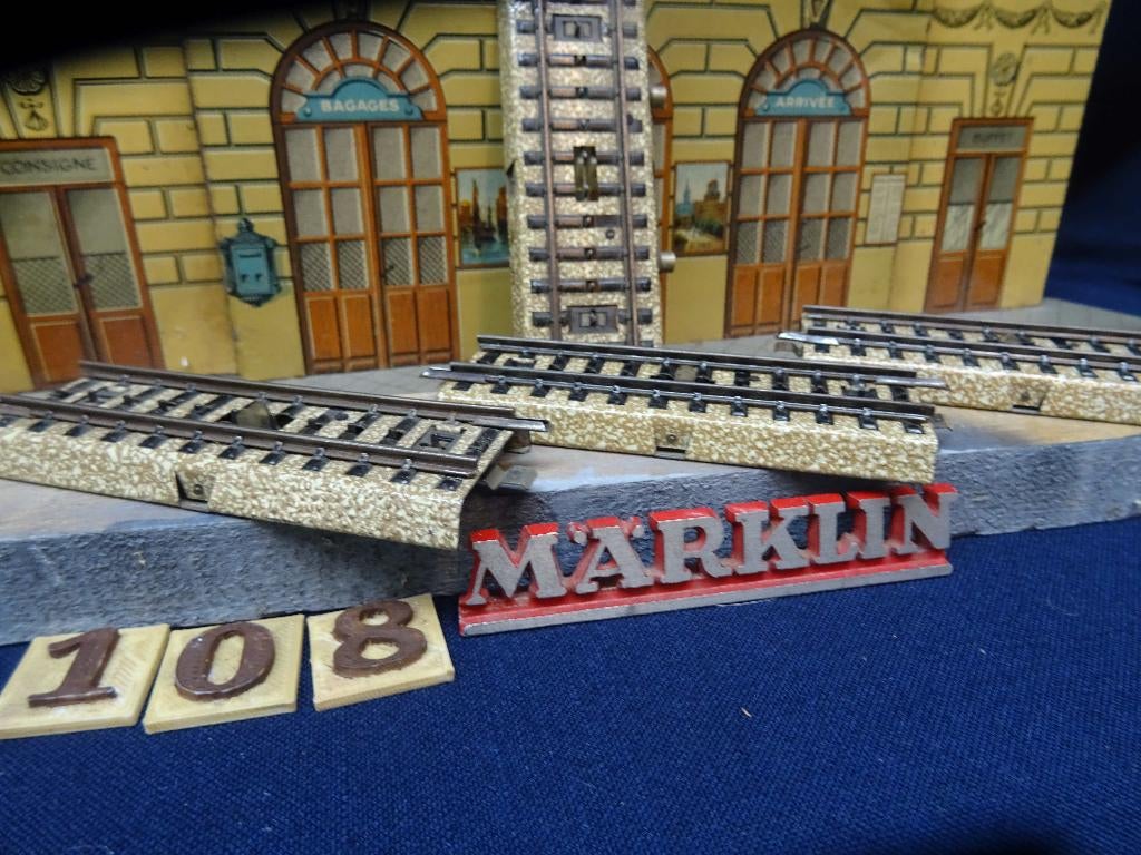 108=Marklin 5107 universele schakelrails.284, Wisselstroom, Gebruikt, Rails, Ophalen of Verzenden