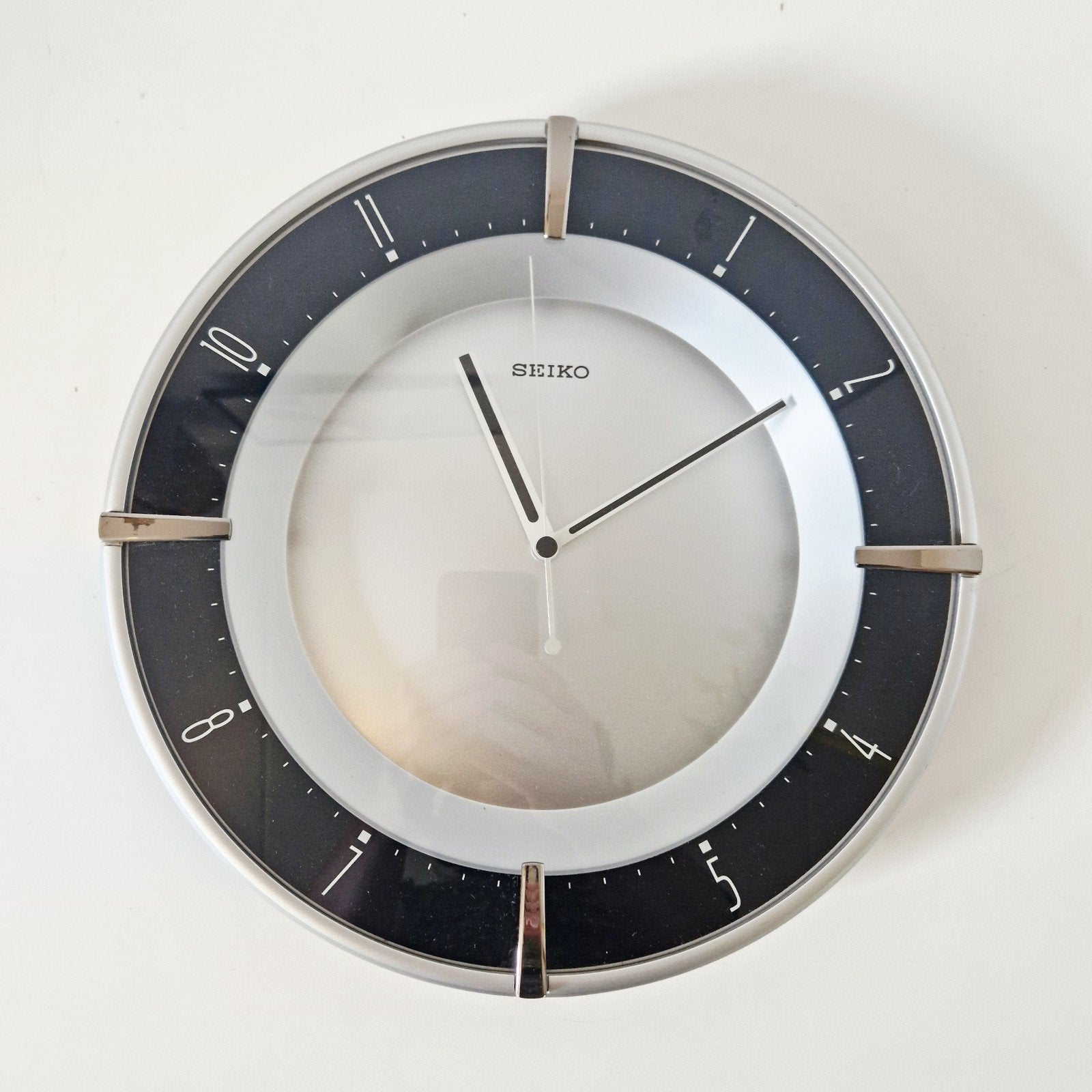 Seiko quartz wandklok vintage klok, Antiek en Kunst, Ophalen of Verzenden