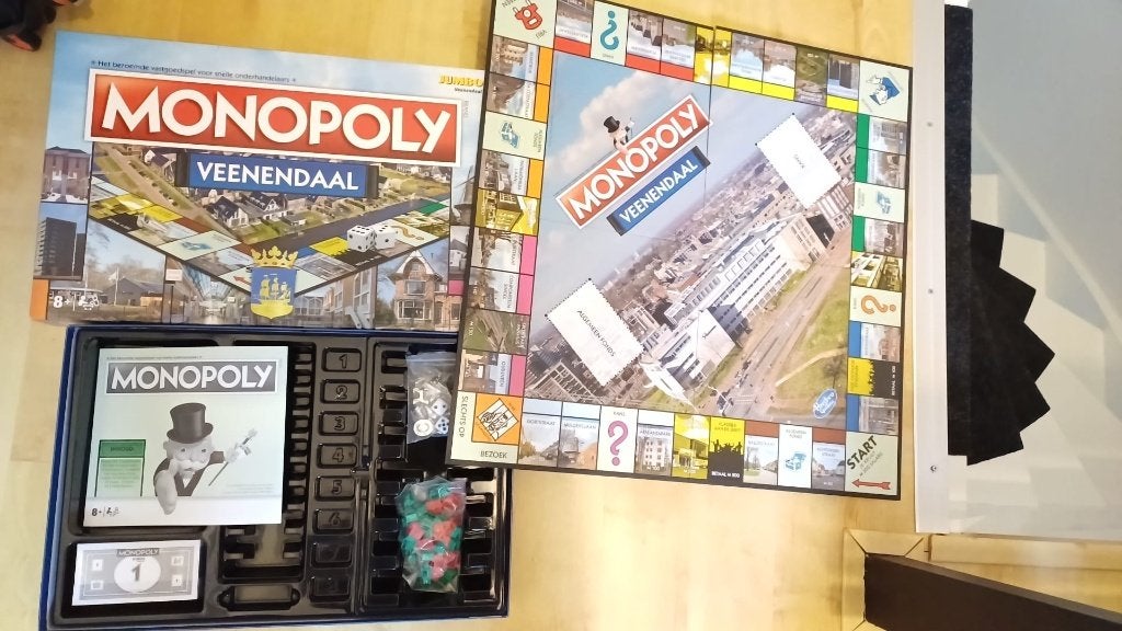 bordspel inhoud seal Monopoly Veenendaal Monopolie limited, Vijf spelers of meer, Ophalen of Verzenden, Nieuw, Monopoly