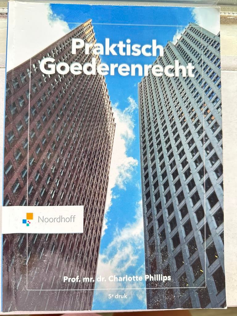 C. Phillips - Praktisch goederenrecht, Ophalen of Verzenden, Zo goed als nieuw, C. Phillips
