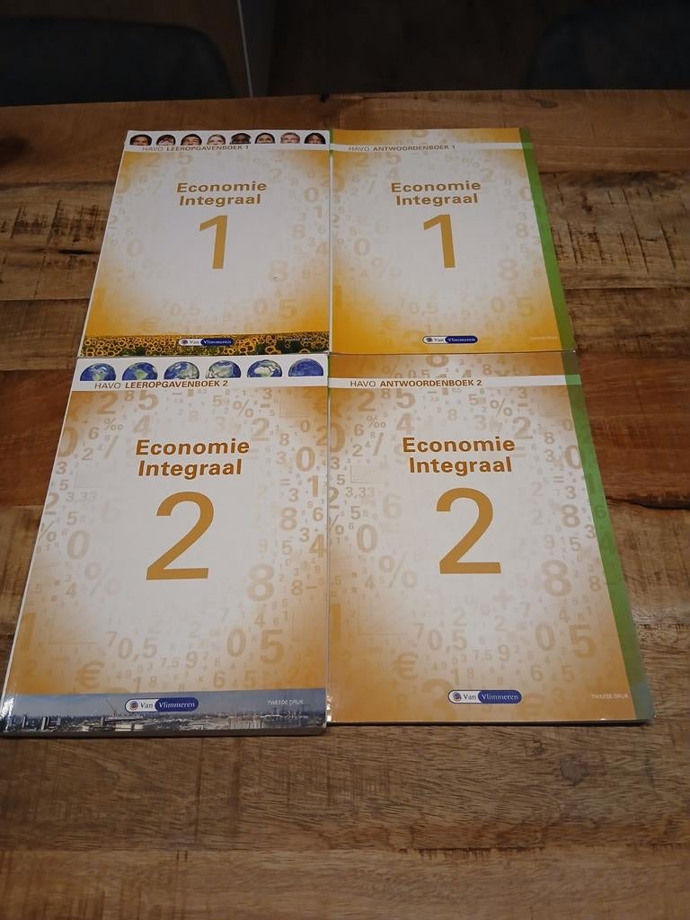 Economie Integraal havo – leerboeken & antwoorden, Ophalen of Verzenden, Beta, Zo goed als nieuw, HBO