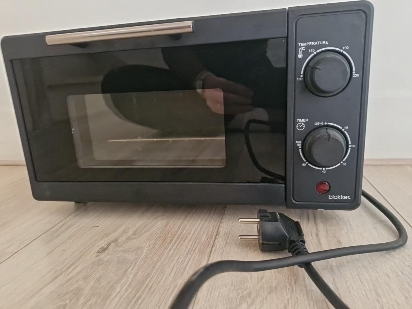 Blokker Mini-oven - Compacte en handige elektrische oven, Minder dan 45 cm, Gebruikt, Ophalen of Verzenden, Blokker