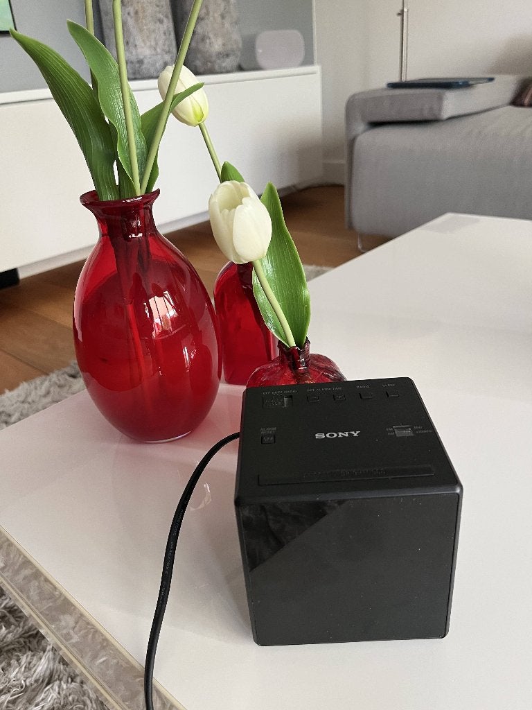 Wekkerradio Sony ICF C1, Ophalen of Verzenden, Gebruikt