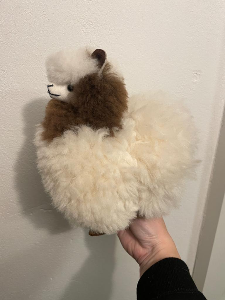 Lama van echt lamahaar, Handgemaakt, Overige typen, Ophalen of Verzenden, Zo goed als nieuw