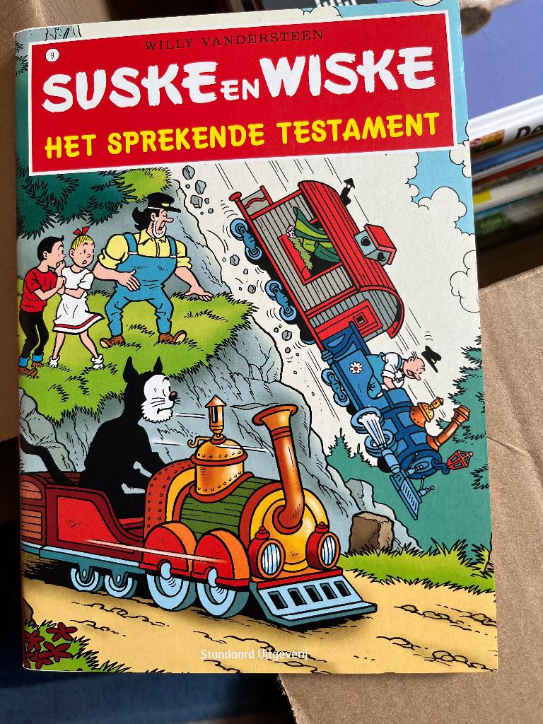 Suske en Wiske (nummer 9) Het sprekende testament, Eén stripboek, Ophalen of Verzenden, Zo goed als nieuw, Willy Vandersteen