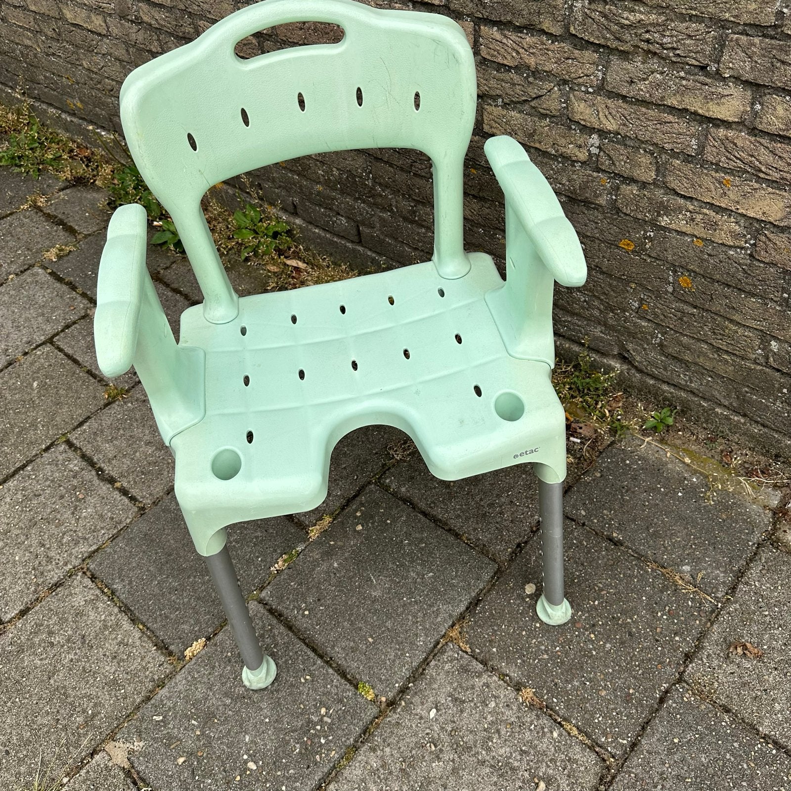 Douche stoel met verstelbare  poten, Ophalen of Verzenden, Gebruikt