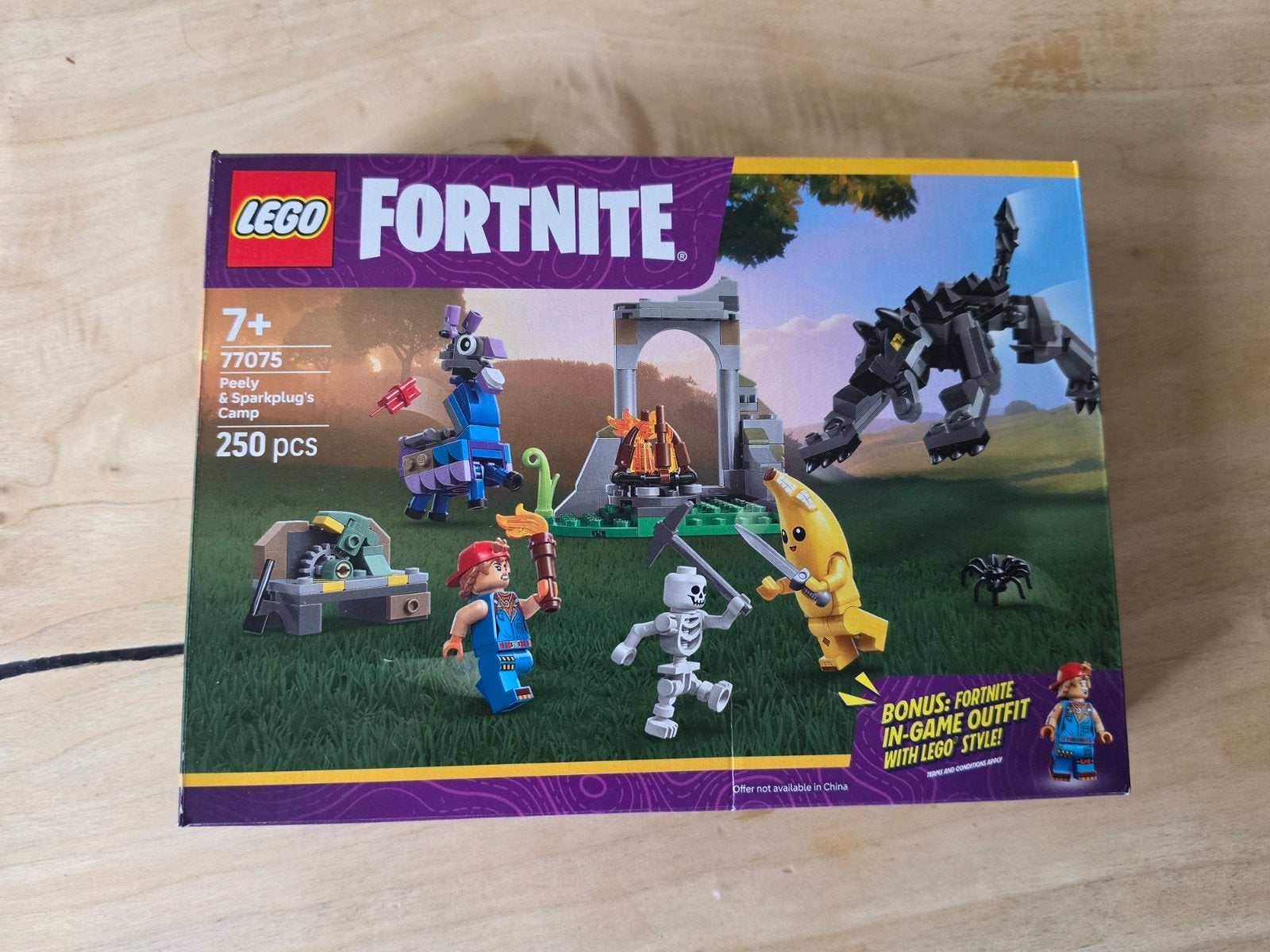 LEGO Fortnite 77075 Peely's Bananen Kamp - Compleet, Ophalen of Verzenden, Zo goed als nieuw