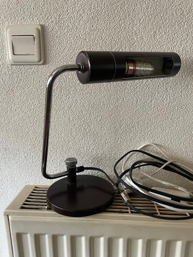 HALA Zeist  bureaulampje, Huis en Inrichting, Lampen | Tafellampen, Gebruikt, Vintage, Ophalen of Verzenden, Metaal