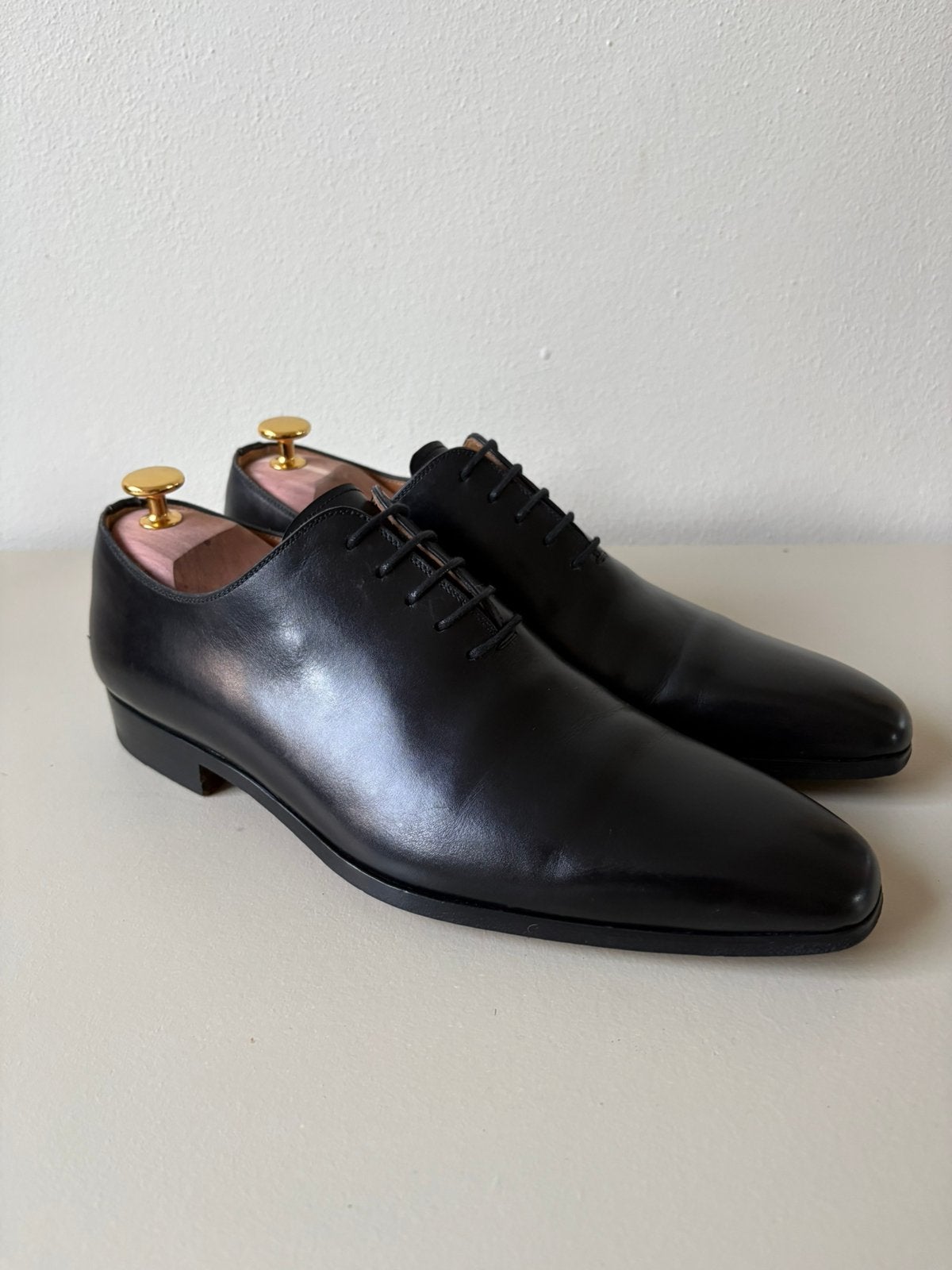 Magnanni Wholecut Oxfords - Zwart - Maat 41 [UK 7.5], Zwart, Ophalen of Verzenden, Zo goed als nieuw, Veterschoenen