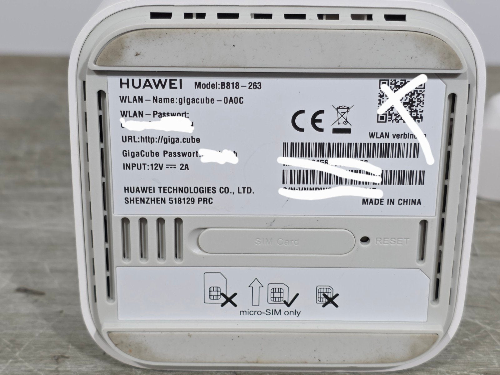 Huawei gigacube b818-263 4g wifi router modem, Computers en Software, Routers en Modems, Ophalen of Verzenden, Nieuw, Router, Huawei