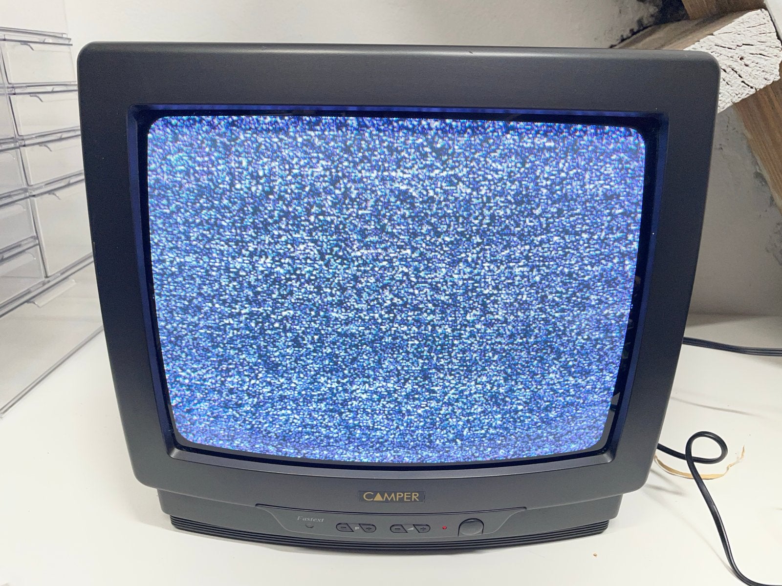 Camper CRT TV - Werkt, maar afstandsbediening nodig voor SCA, Overige merken, Gebruikt, Ophalen of Verzenden, Minder dan 40 cm