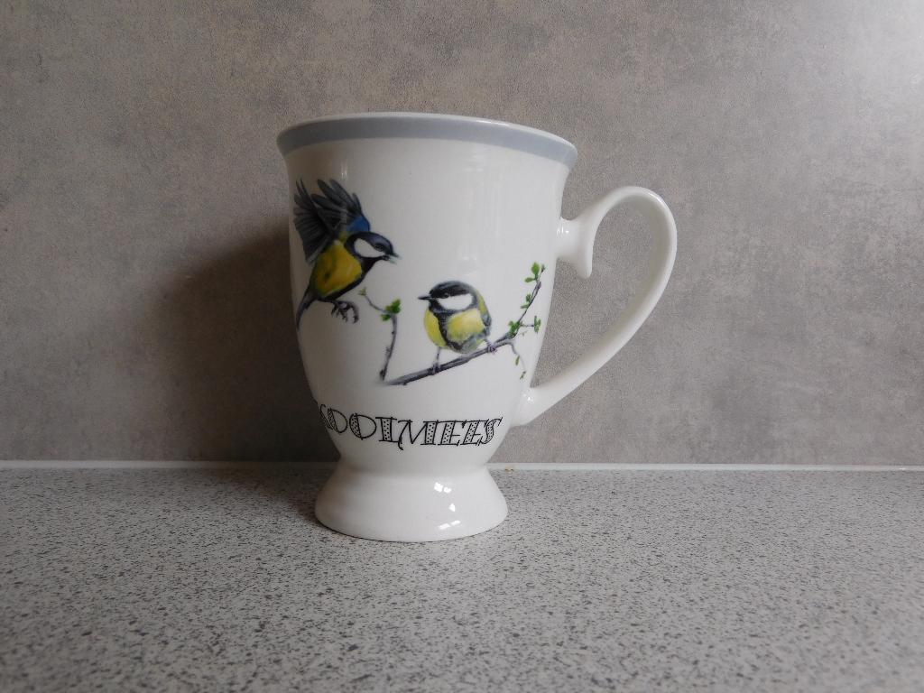 Mok Koolmees Hollandse Vogels door Elles, Huis en Inrichting, Ophalen of Verzenden, Zo goed als nieuw, Overige stijlen, Kop(pen) en/of Schotel(s)