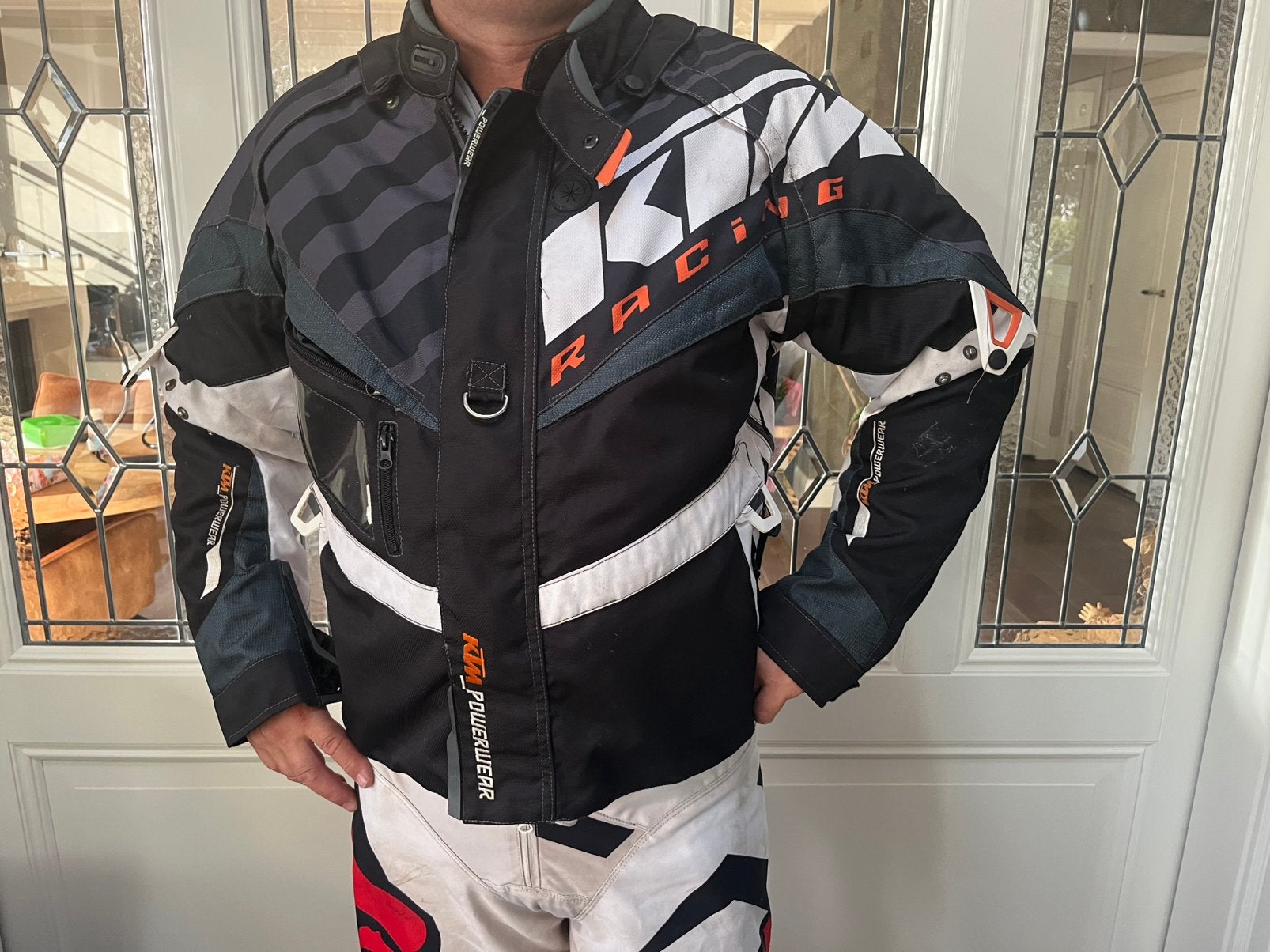 Cross motorpak broek en jas Fox, Motoren, Kleding | Motorkleding, Ophalen of Verzenden, Tweedehands, Broek | textiel, Fox