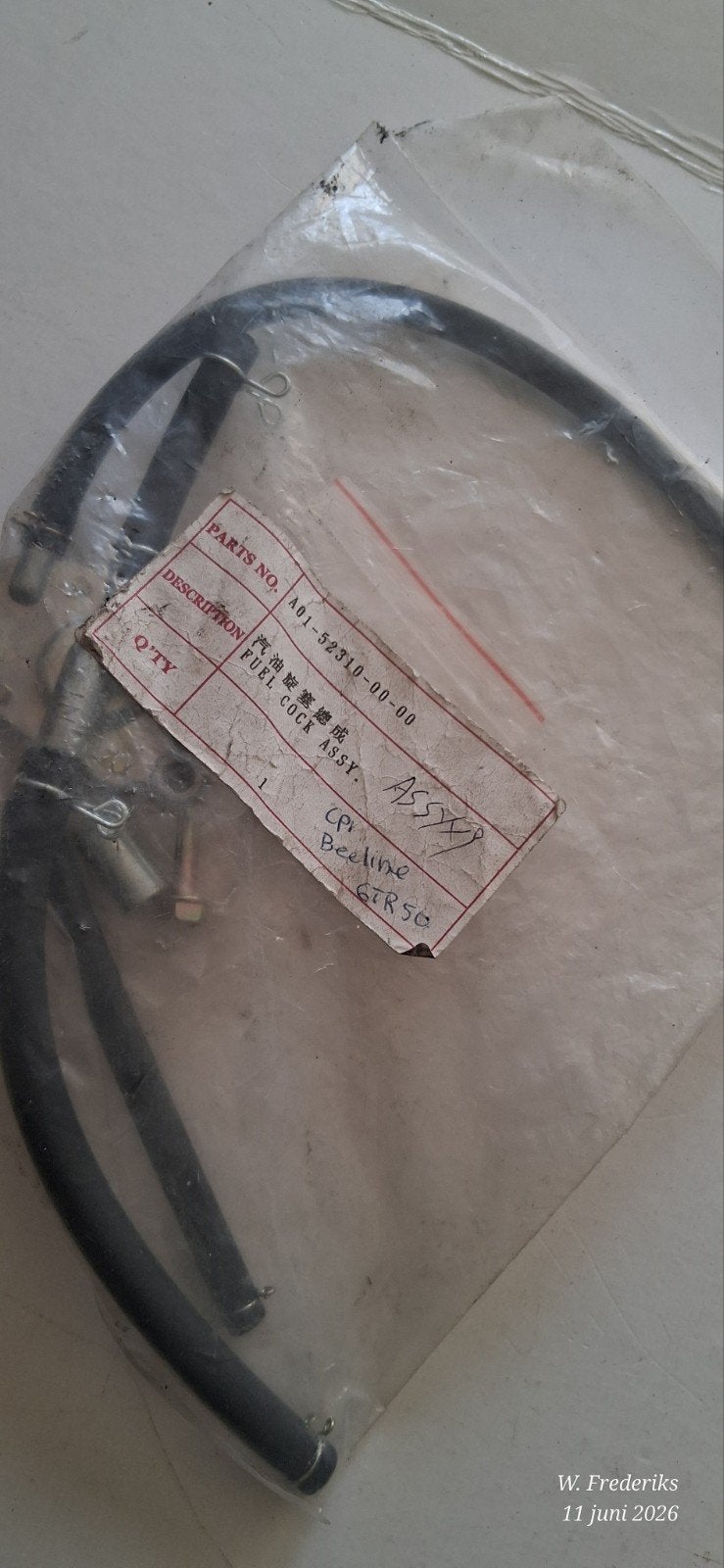 Vacuum benzinekraan CPI, Beeline, GTR50, Ophalen, Nieuw, Overige merken