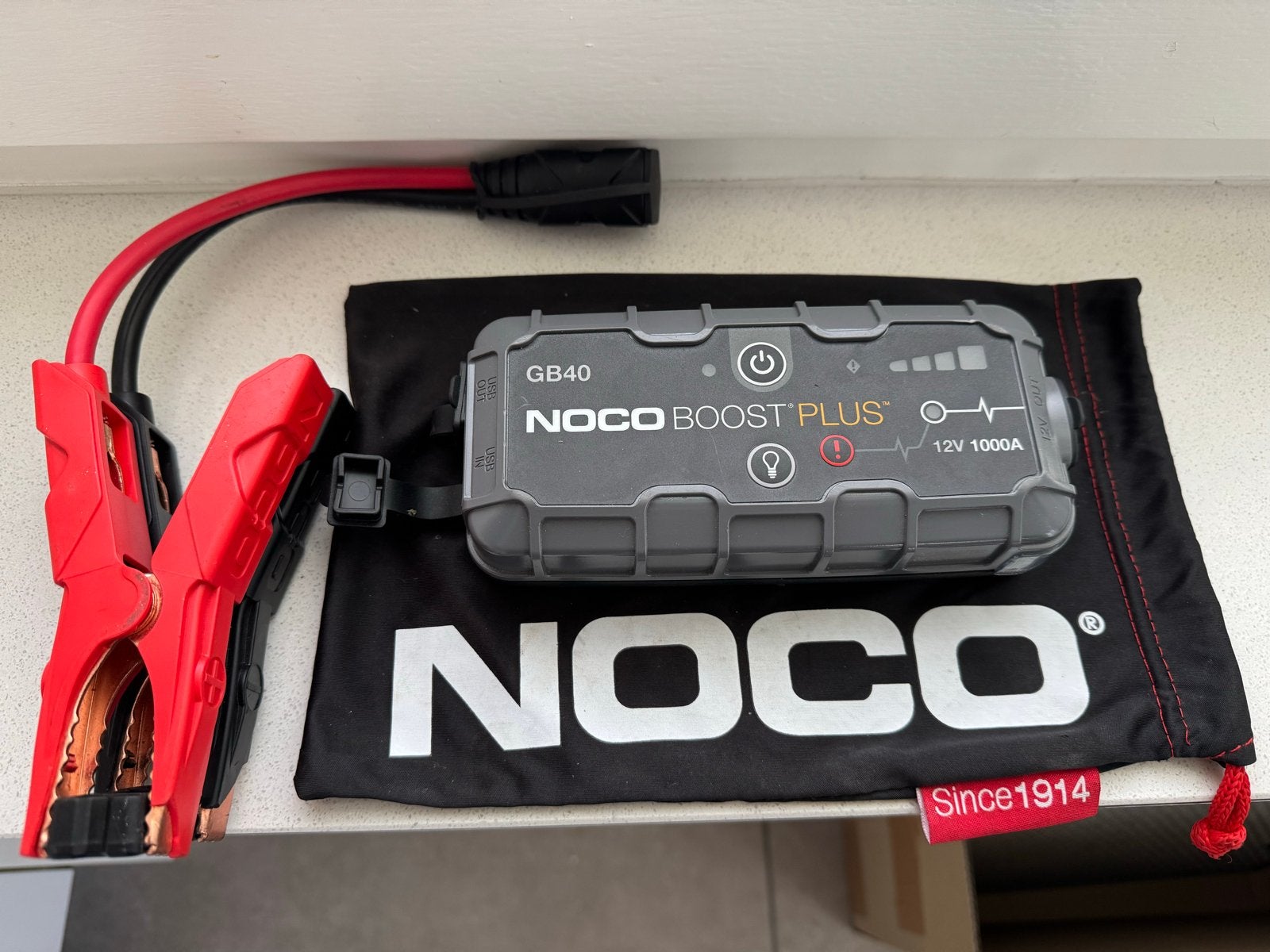 NOCO Boost Plus GB40 Jumpstarter 12V 1000A, Auto diversen, Jumpstarters, Ophalen of Verzenden, Gebruikt