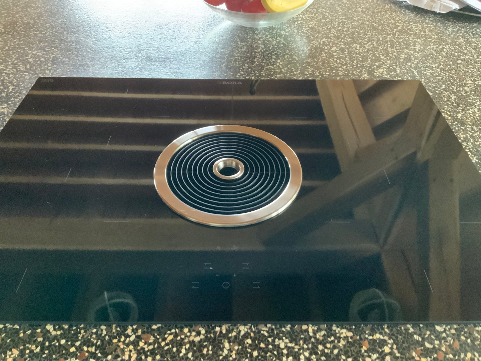 BORA kookveld met afzuiging, Ophalen, 4 kookzones, Zo goed als nieuw, Inbouw