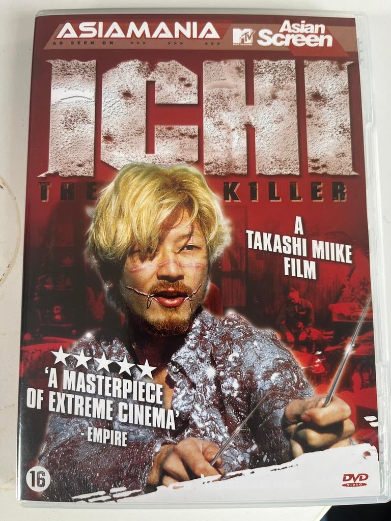 Ichi The Killer DVD - Takashi Miike Film, Cd's en Dvd's, Vanaf 16 jaar, Ophalen of Verzenden, Zo goed als nieuw, Actiethriller