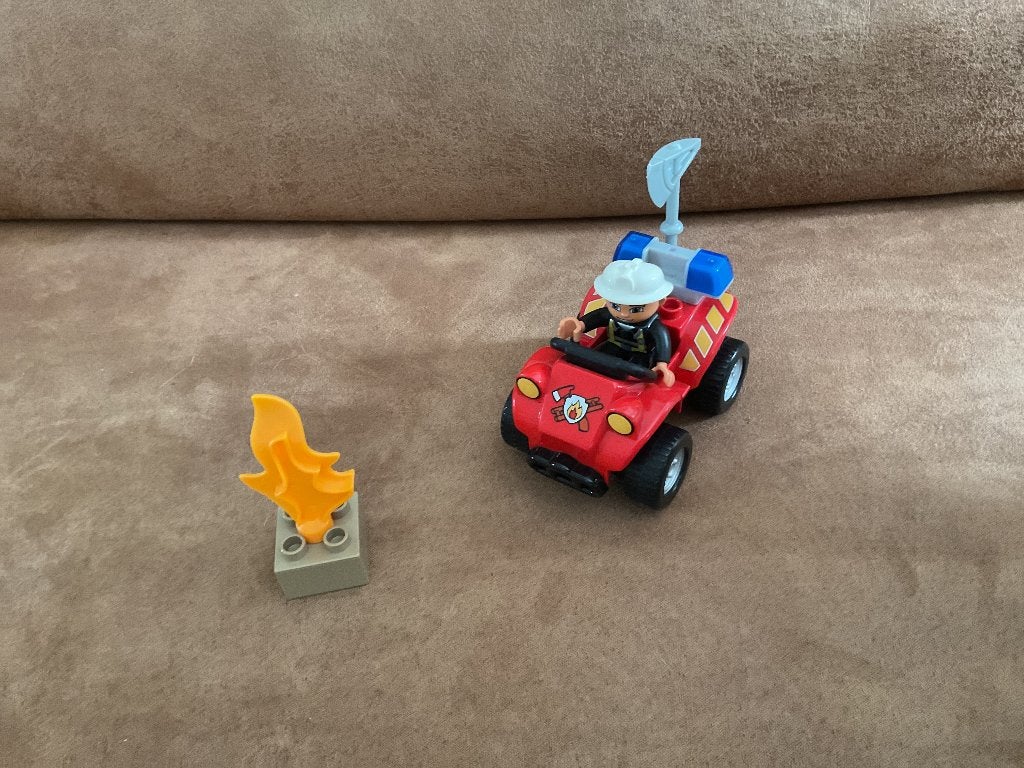 Lego duplo brandweer, Ophalen, Zo goed als nieuw, Duplo