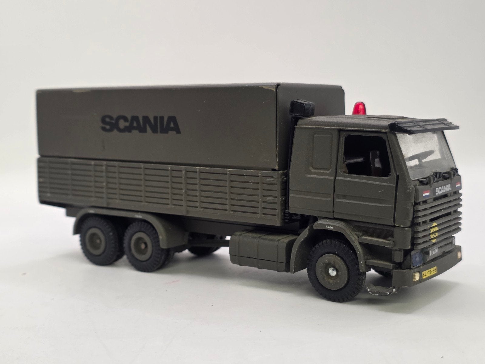 scania 142m leger truck, Hobby en Vrije tijd, Ophalen of Verzenden, Zo goed als nieuw, Bus of Vrachtwagen, Tekno