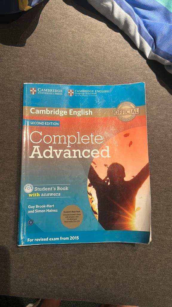 Cambridge English Complete Advanced, Boeken, Ophalen, Zo goed als nieuw, Overige niveaus, Engels