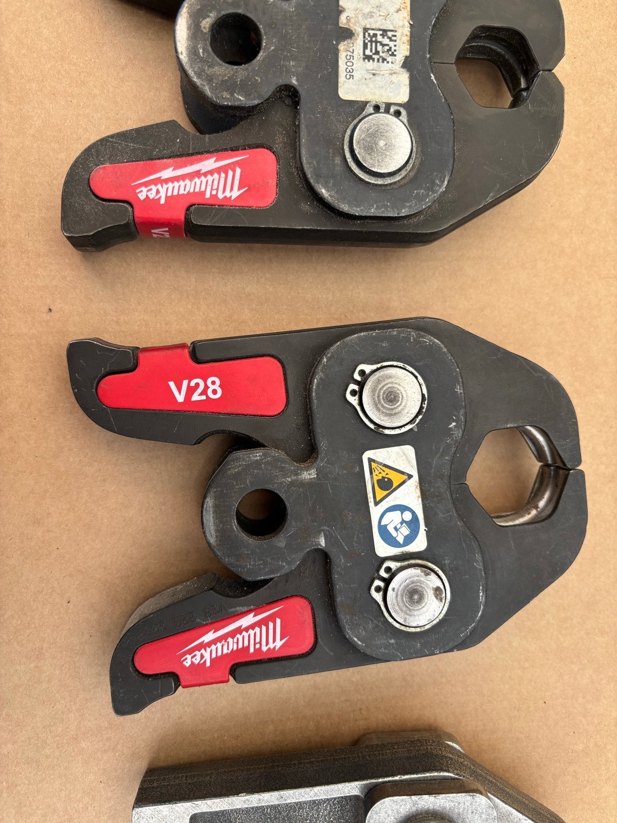 Milwaukee en Rems persbekken set (12, 15, 22, 28 mm), Ophalen of Verzenden, Zo goed als nieuw, Overige typen, Milwaukee