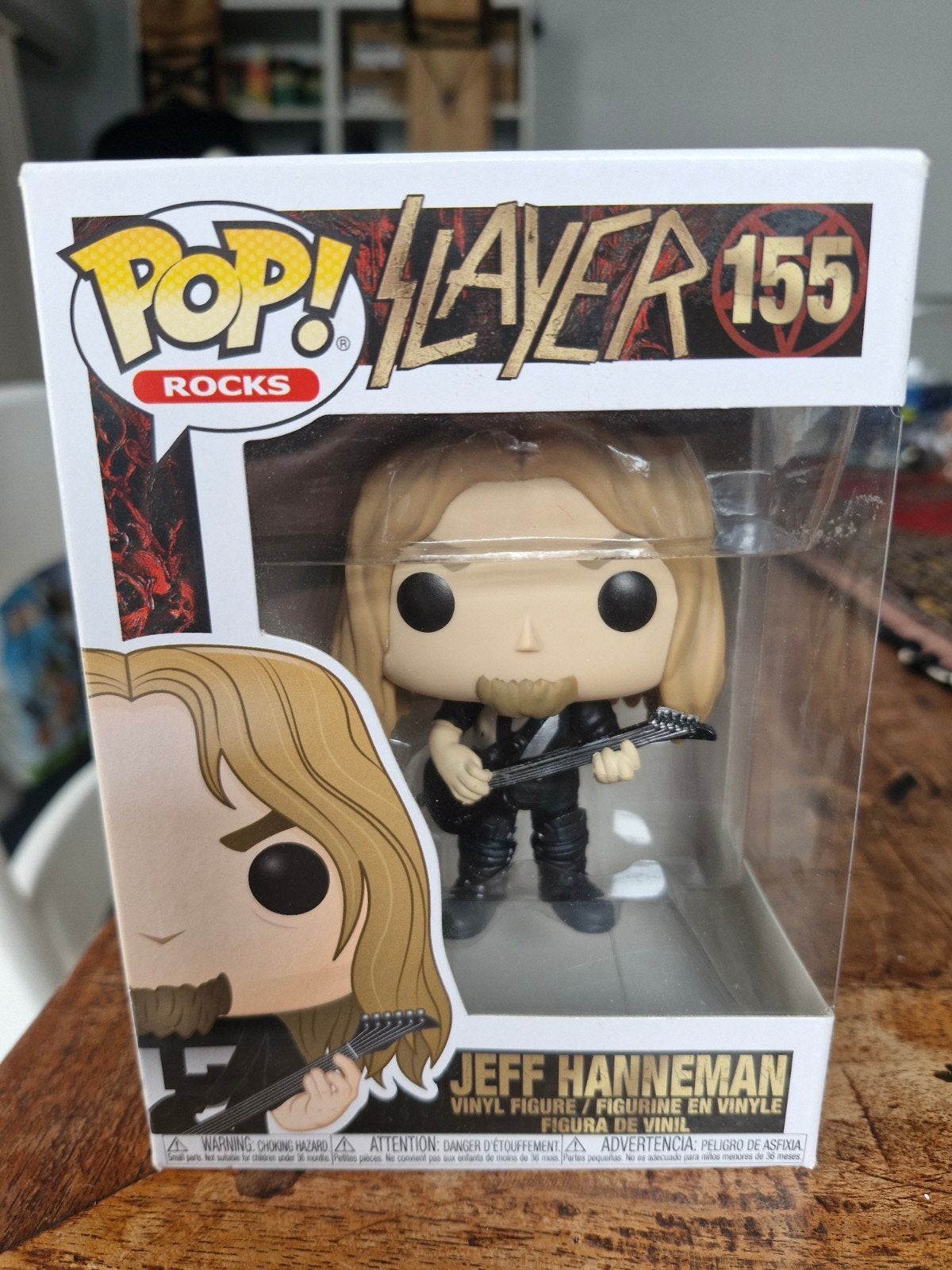 Funko Pop Rocks #155 Jeff Hanneman Slayer, Ophalen of Verzenden, Zo goed als nieuw