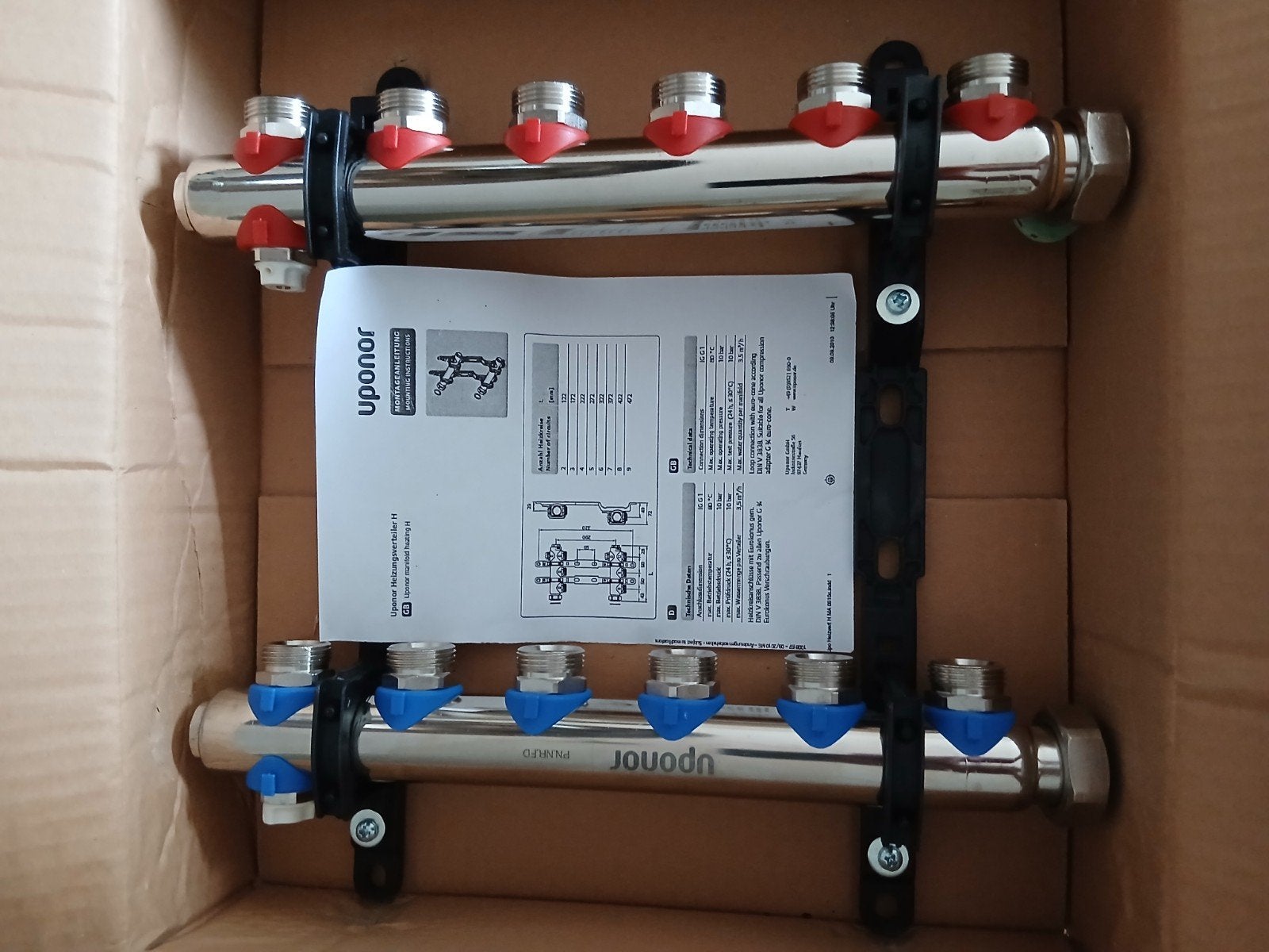 uponor verdeler.zie foto's, Ophalen, Minder dan 30 cm, Overige typen, Minder dan 60 cm