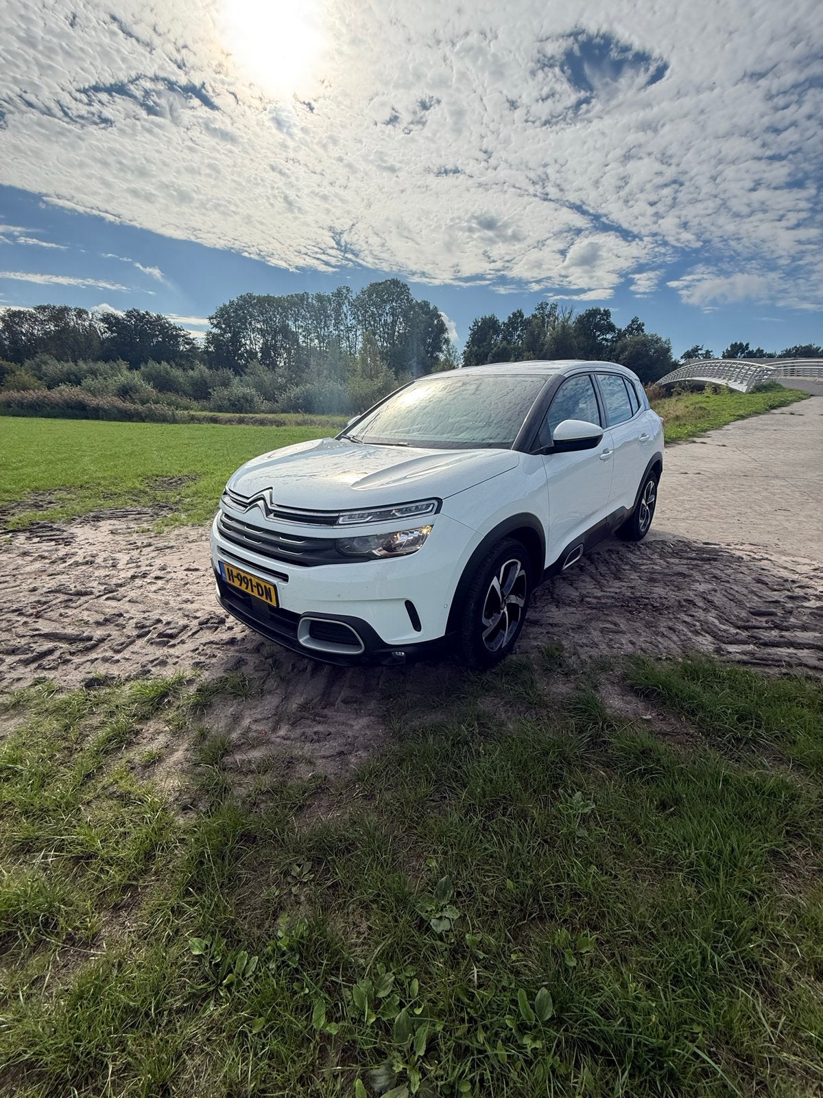 Citroën C5 Aircross 1.5 Bluehdi 130pk S&S 2020 Wit, Auto's, 4 cilinders, C5 Aircross, Wit, Origineel Nederlands